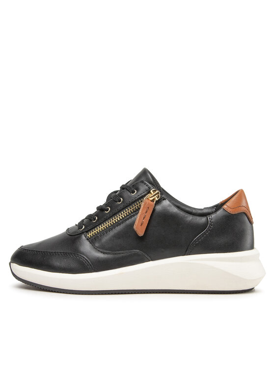 Clarks Clarks Sneakersy Un Rio Zip 261680184 Čierna