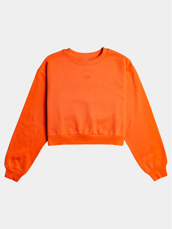 Roxy Roxy Pulóver Ess Nrj Cn Otlr ERJFT04670 Narancssárga Regular Fit