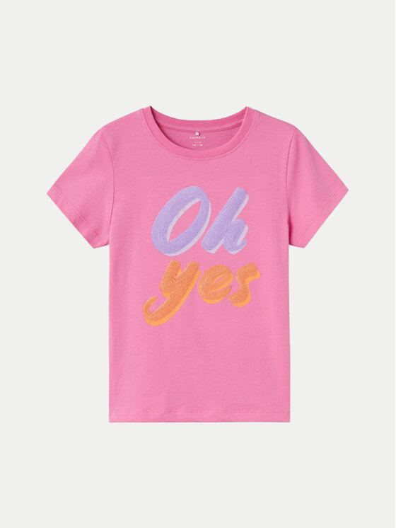 NAME IT NAME IT T-shirt Hanne 13226131 Rosa Regular Fit