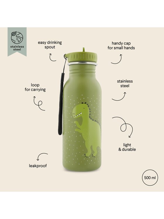 Trixie Baby Trixie Baby Bidon Butelka bidon 500 ml - Dinozaur Zielony