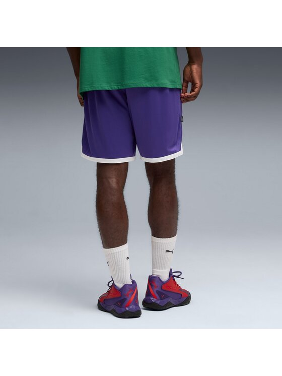 Puma Puma Szorty sportowe 633076 Fioletowy Regular Fit