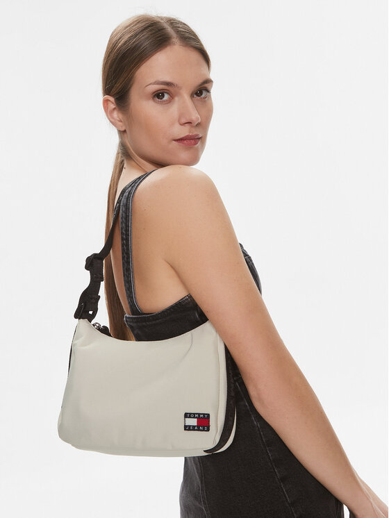 Tommy Jeans Tommy Jeans Torebka Tjw Essential Daily Shoulder Bag AW0AW15815 Beżowy
