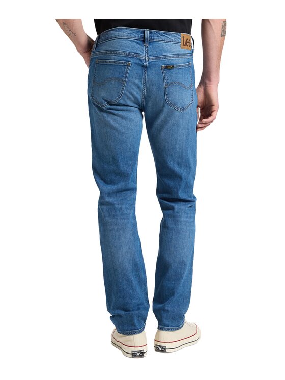 Lee Lee Jeansy 112386553 Niebieski Slim Fit