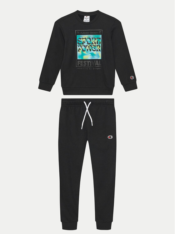 Champion Tepláková súprava 307111 Čierna Regular Fit