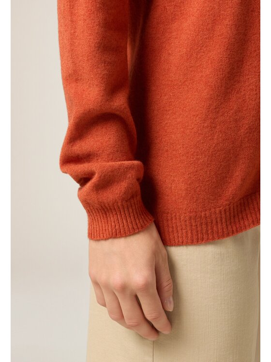 Oltre Oltre Cardigan M046E002032N037 Arancione Regular Fit