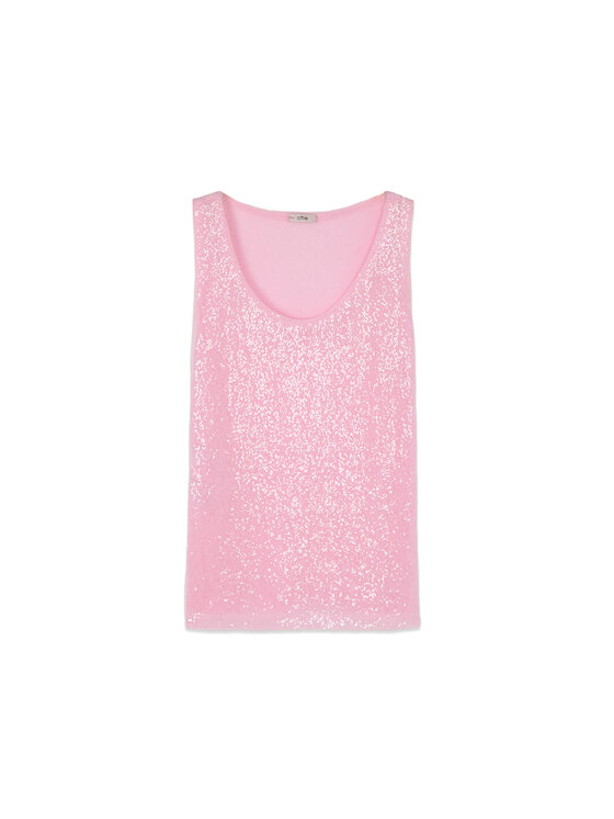 Oltre Oltre Blusa 2038J100821N006 Rosa Slim Fit