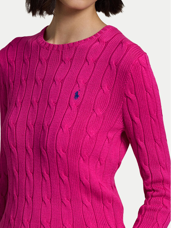 Polo Ralph Lauren Polo Ralph Lauren Džemper 211891640025 Ružičasta Slim Fit
