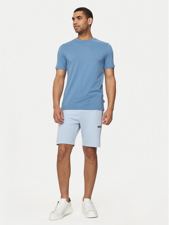 BOSS Boss Tricou Thompson 01 50468347 Albastru Regular Fit
