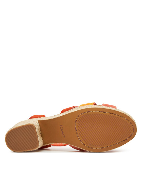 Toms Toms Еспадрильї Majorca Strappy 10021951 Оранжевий