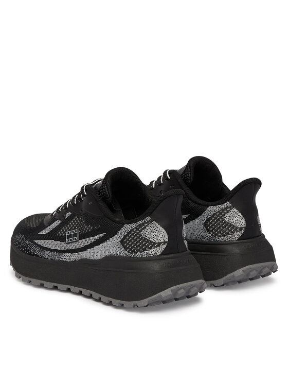 Tommy Jeans Tommy Jeans Sneakersy Tjw Sporty Knit Runner EN02962 Černá