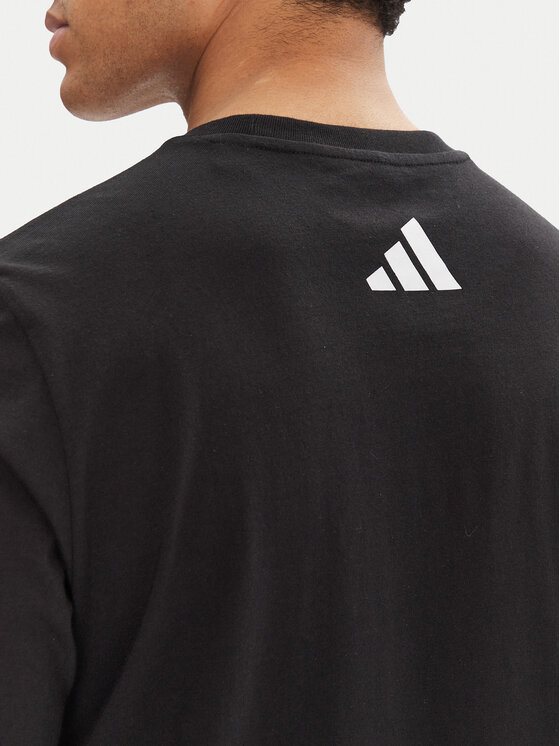 adidas adidas Marškinėliai Mercedes - AMG Petronas Formula One Team DNA Graphic JV5434 Juoda Regular Fit