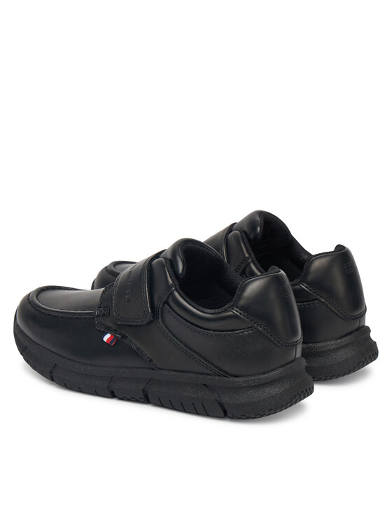 Tommy Hilfiger Tommy Hilfiger Pantofi Low Cut Velcro Shoe T3B4-33176-1355 M Negru