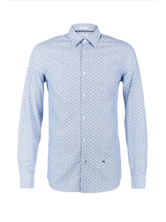 Pepe Jeans Pepe Jeans Košile PM306120 551 Modrá Slim Fit