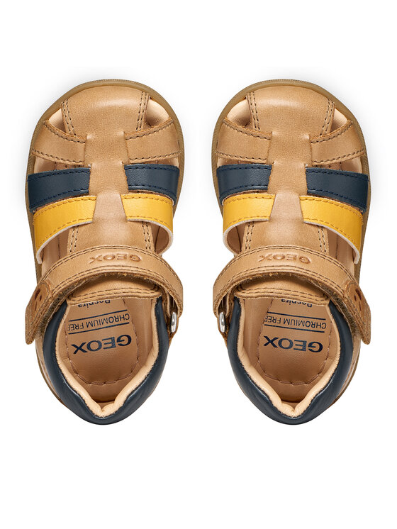 Geox Geox Сандали B Sandal Macchia Boy B254VA 0CL78 CT6F4 Кафяв