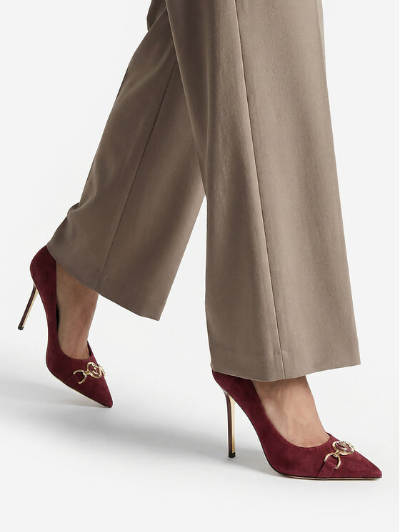 Eva Minge Eva Minge High Heels EO-LILA-1677-13-3S Dunkelrot