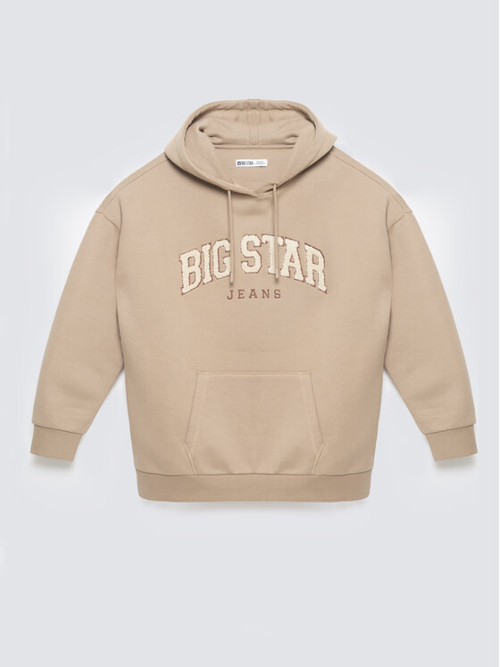 BIG STAR BIG STAR Bluza RUBIALSA Beżowy Basic Fit