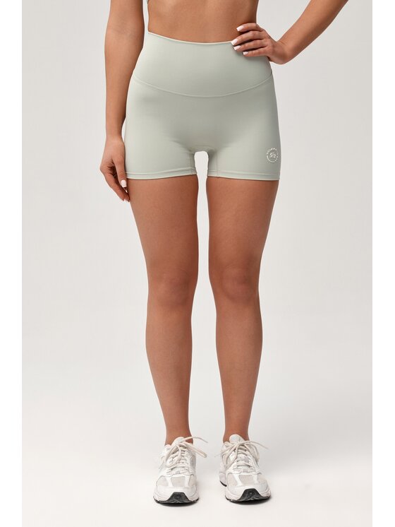 ROUGH RADICAL ROUGH RADICAL Pantaloncini sportivi ZOYA PUSH-UP SHORTS Verde chiaro Slim Fit