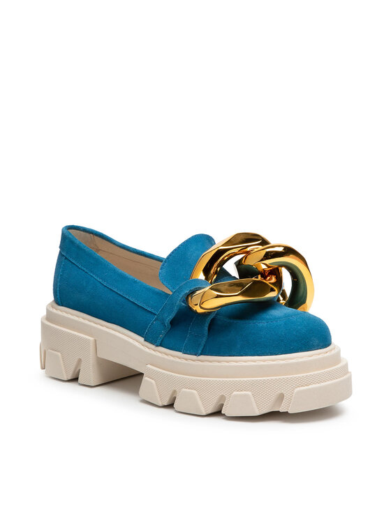 Scarpe basse B5976 Blu