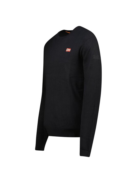 Geographical Norway Geographical Norway Bluza WY1173H/GN-Black Czarny Regular Fit