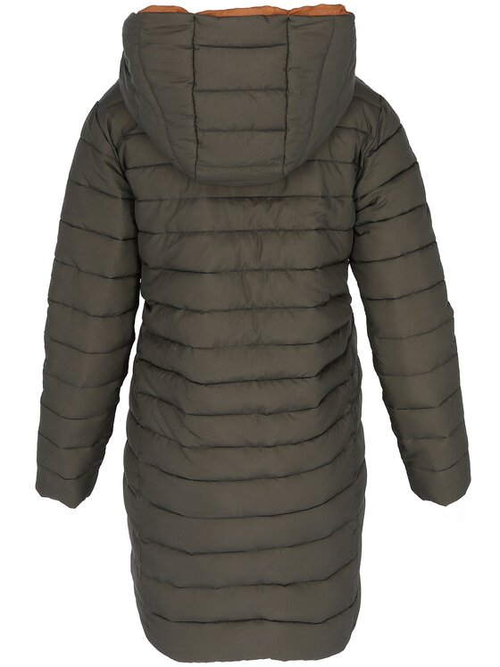 Perso Perso Kurtka damska BLH919046F Khaki Regular Fit