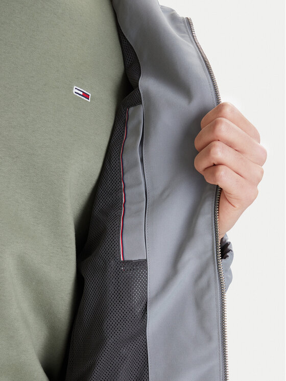 Tommy Jeans Tommy Jeans Преходно яке Essential DM0DM22720 Сив Regular Fit