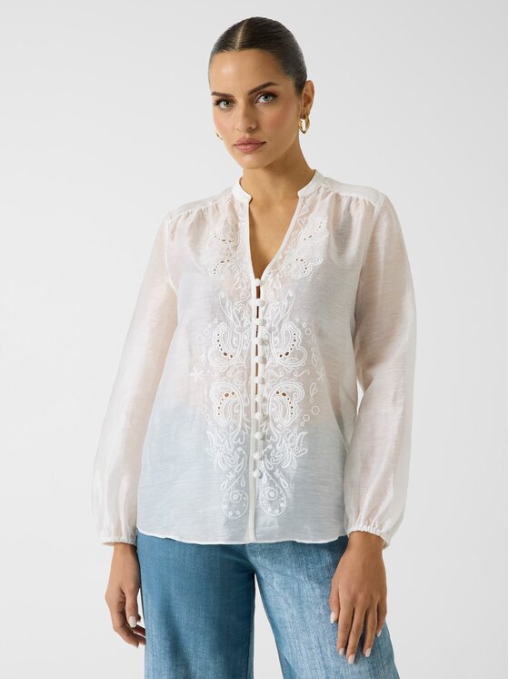 Marciano Guess Marciano Guess Top 182516 Biały Classic Fit