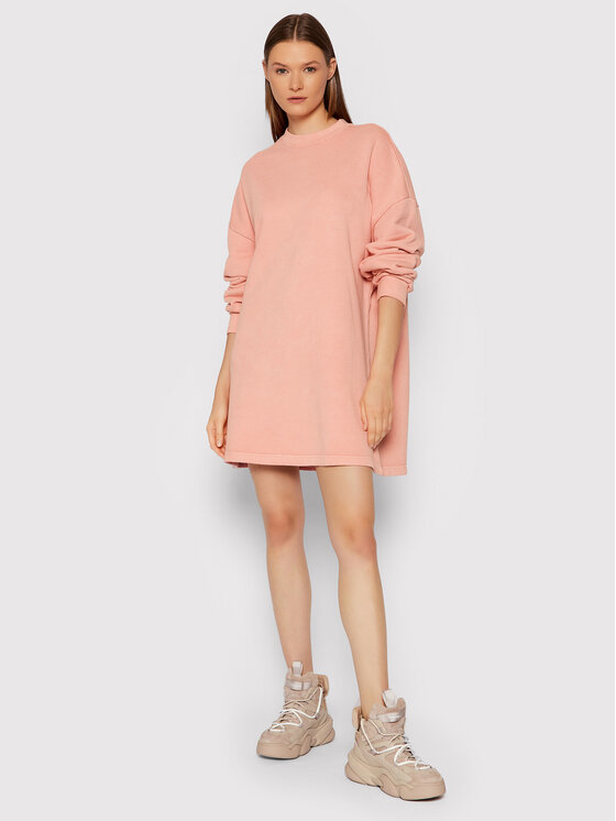 Reebok Reebok Плетена рокля Natural Dye Crew GR0399 Розов Oversize