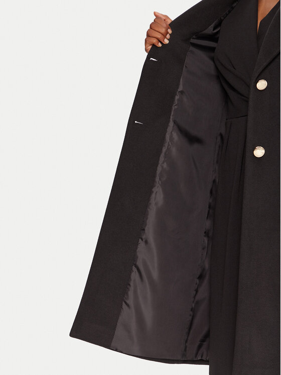 Rinascimento Rinascimento Übergangsmantel CFC0126117003 Schwarz Regular Fit