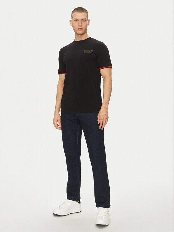 KARL LAGERFELD KARL LAGERFELD Póló 755020 552221 Fekete Regular Fit