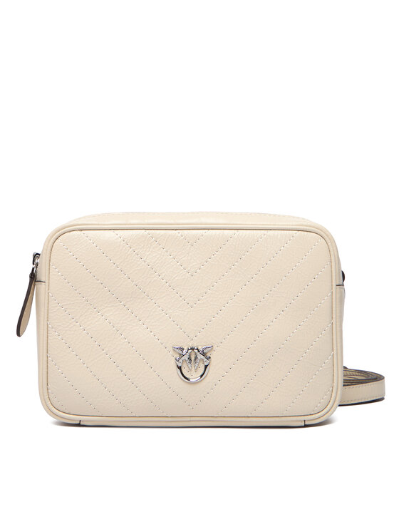 PINKO PINKO Geantă Carrie Camera Bag Classic Al 25-26 PLTT 104336 A2JC Écru