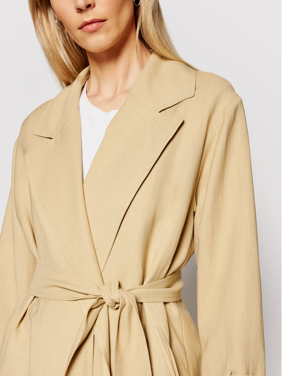 TWINSET TWINSET Trenčkot 211TT2580 Béžová Regular Fit