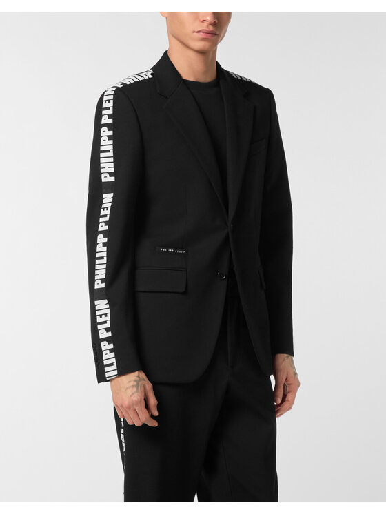 PHILIPP PLEIN PHILIPP PLEIN Marynarka 25471 Czarny Regular Fit
