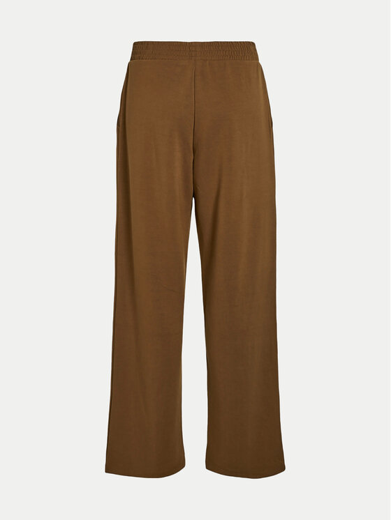 Vila Vila Pantaloni di tessuto Reflecti 14098897 Marrone Wide Leg