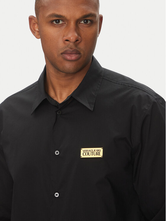 Versace Jeans Couture Versace Jeans Couture Hemd 78GALYR1 Schwarz Slim Fit