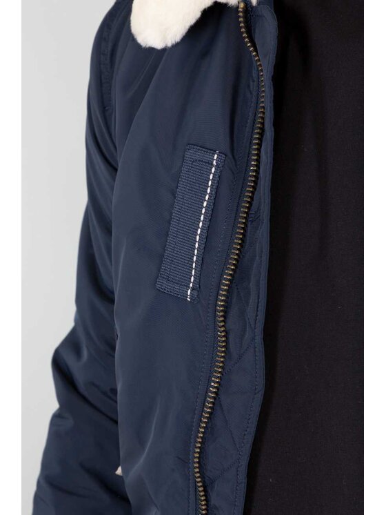 Alpha Industries Alpha Industries Kurtka bomber AI.143104-07 Granatowy Vintage Fit