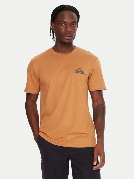 Quiksilver Quiksilver T-Shirt Ev Mini Logo Ss EQYZT08181 Pomarańczowy Regular Fit