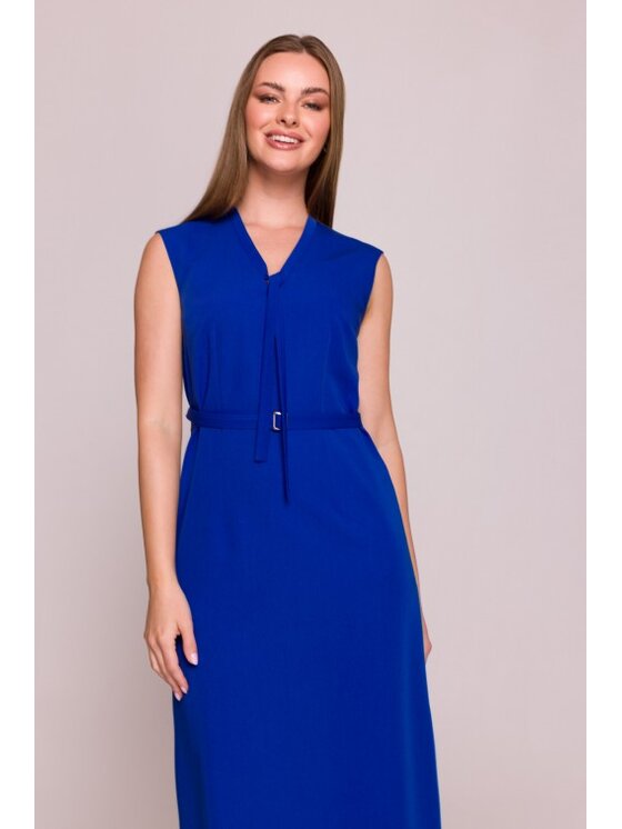 Stylove Stylove Sukienka codzienna S410 Niebieski A-Line Fit