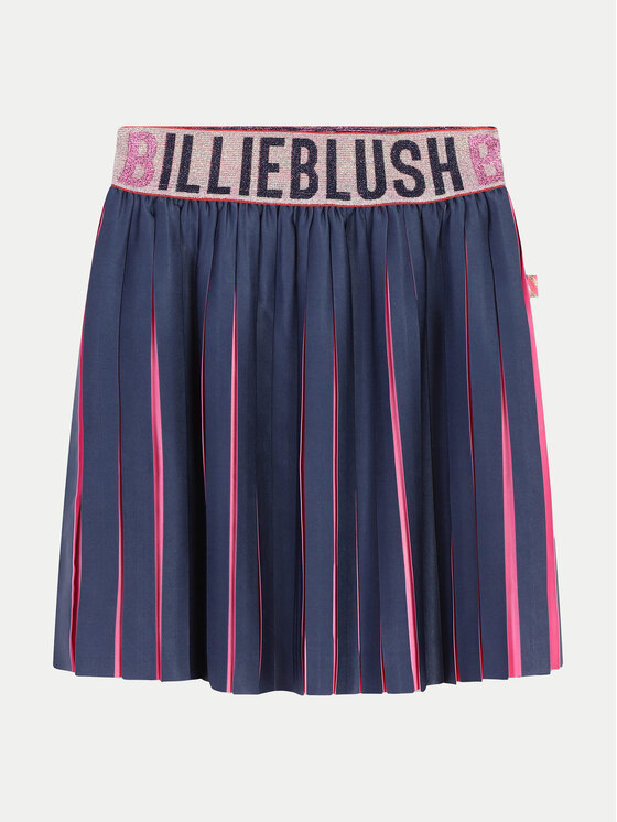 Billieblush Billieblush Plisirano krilo U20660 Mornarsko modra Regular Fit