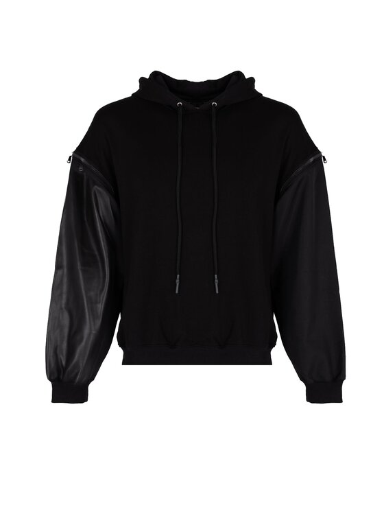 Les Hommes Les Hommes Μπλούζα LBH1000700F Μαύρο Regular Fit