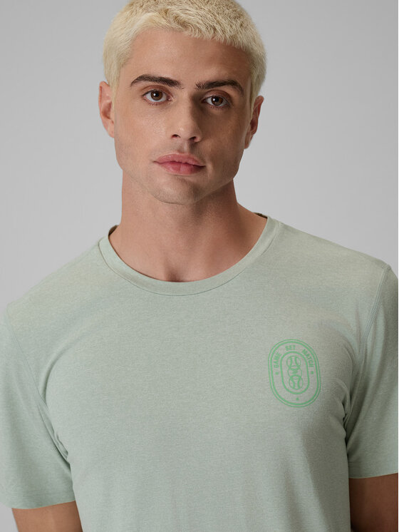 4F 4F Koszulka techniczna SERVE & SMASH Zielony Regular Fit
