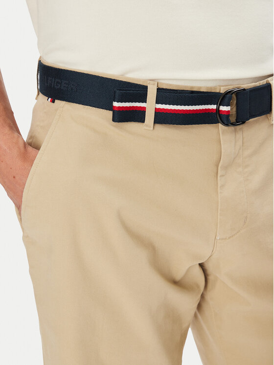 Tommy Hilfiger Tommy Hilfiger Szorty materiałowe Brooklyn MW0MW39706 Beżowy Regular Fit