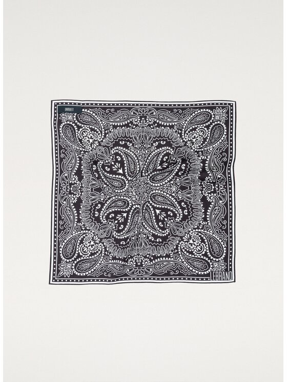LEBRAND LEBRAND Chusta Bandana mini Brązowy