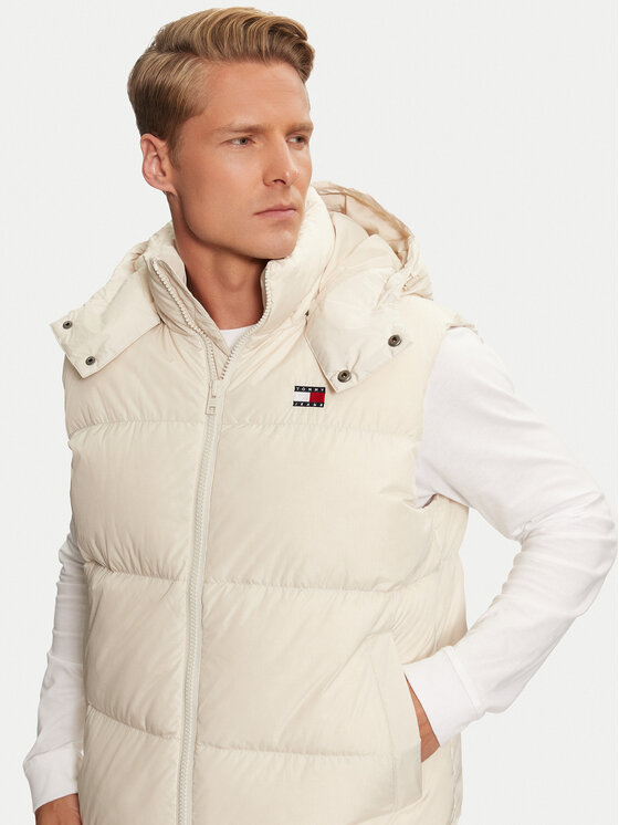 Tommy Jeans Tommy Jeans Bezrękawnik Alaska DM0DM19538 Beżowy Regular Fit
