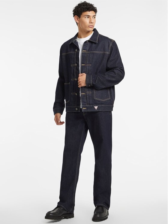 Guess Jeans Guess Jeans Kurtka przejściowa 169883 Niebieski Classic Fit
