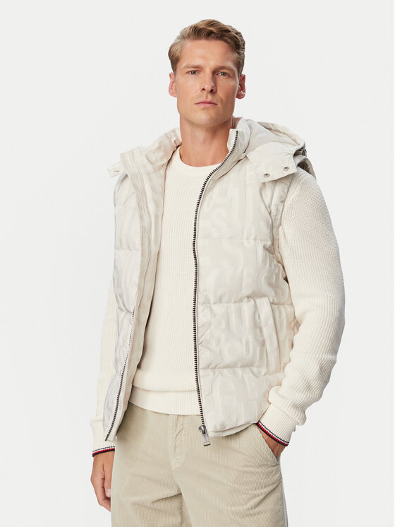 Guess Guess Giubbotto invernale M6BL38 W4149 Crema Regular Fit