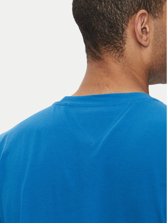 Tommy Jeans Tommy Jeans T-Shirt DNA Flag DM0DM18533 Blau Regular Fit
