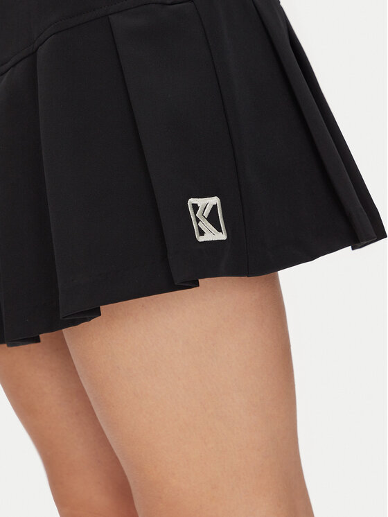 Karl Kani Karl Kani Rakott szoknya Og Pleated 61610030 Fekete Regular Fit