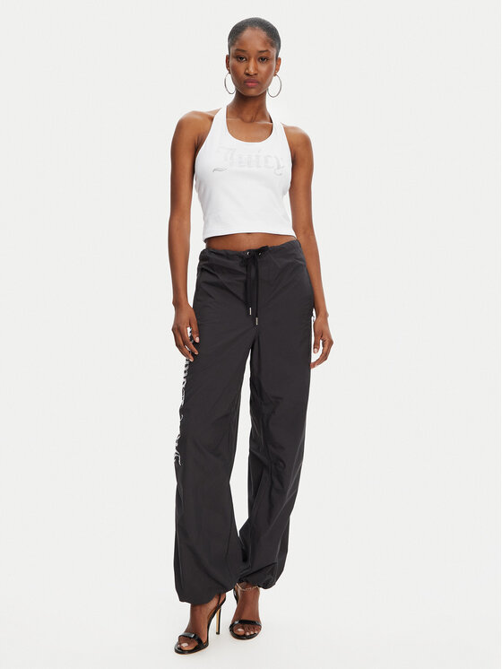 Juicy Couture Juicy Couture Топ Tied JCWCT125306 Білий Slim Fit