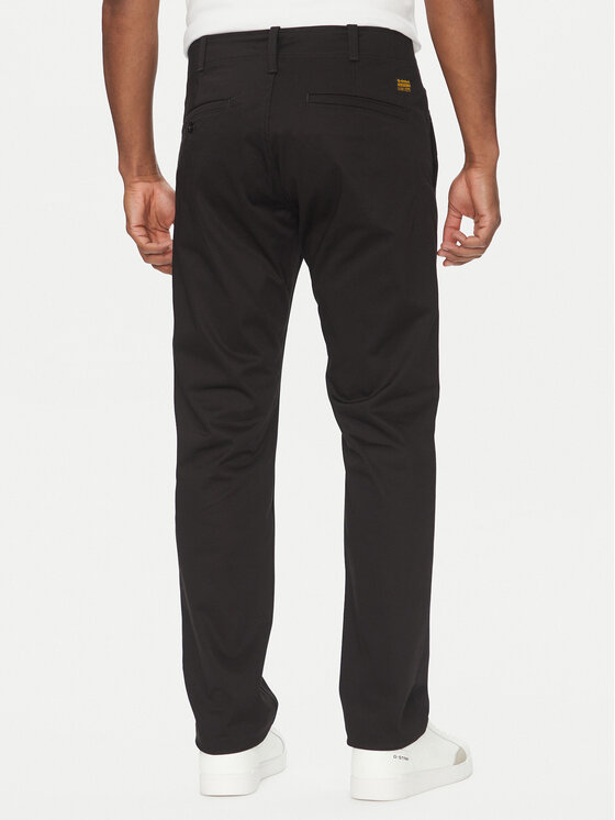 G-Star Raw G-Star Raw Chinosy Mosa D25547-5126 Czarny Straight Fit