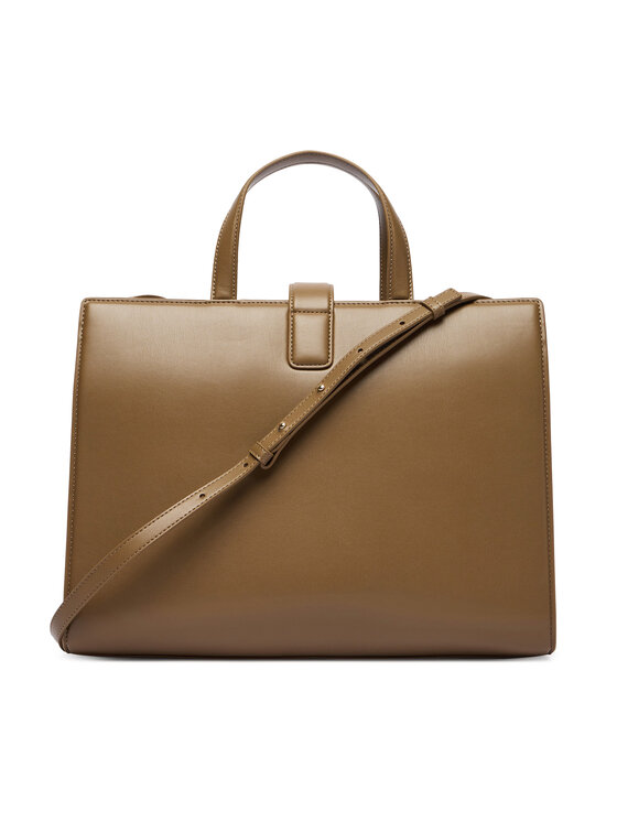 Tommy Hilfiger Tommy Hilfiger Torebka Th Heritage Satchel AW0AW18287 Brązowy